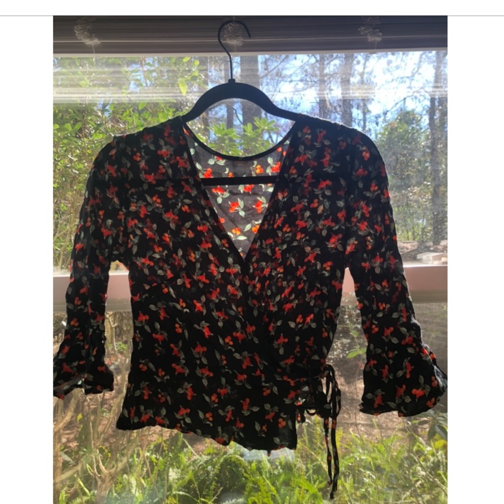 Vintage wrap top